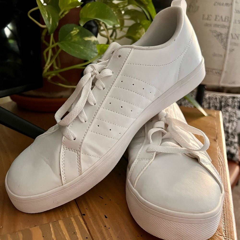 Classic White Adidas